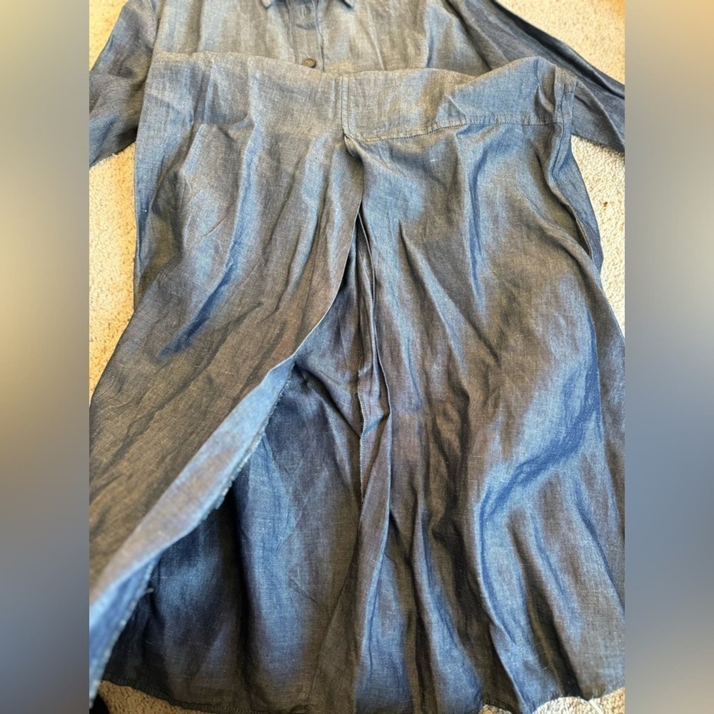 ZARA LINEN BLEND SHIRT DRESS ZW COLLECTION - SIZE XS and S - BRAND NEW WITH TAG - Picture 9 of 13